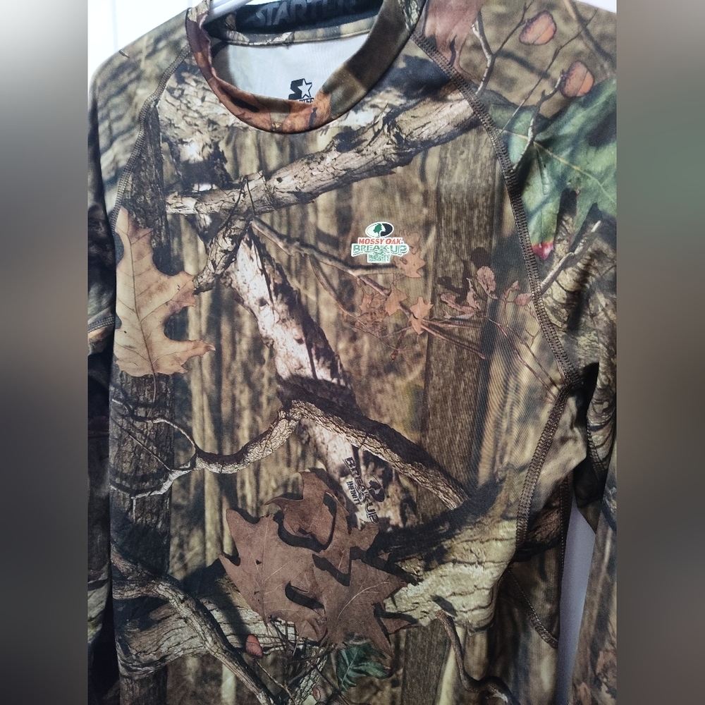 🛍️Men's Mossy Oak Camouflage Performance Shirt Size Medium